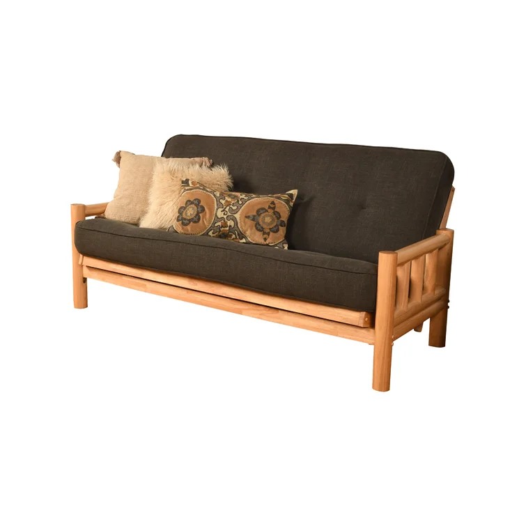 Anders Full / Double 81'' Upholstered Tufted Futon And Mattress