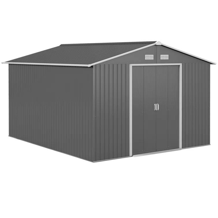 8 ft. W x 6 ft. D Stainless Steel Tool Shed