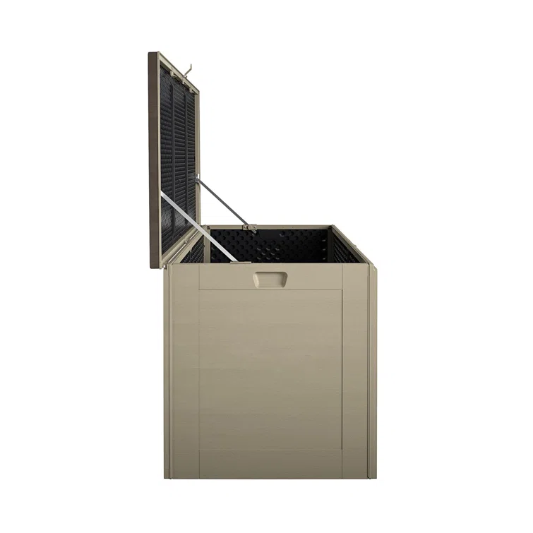 180 Gallon Water Resistant Plastic Lockable Deck Box