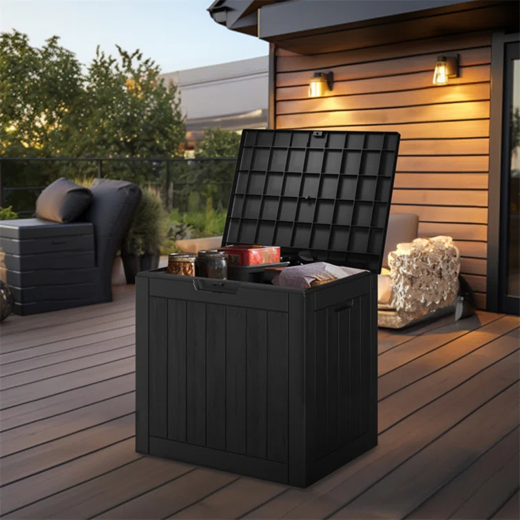 Olilawn Extra Large Resin Outdoor Storage Deck Box