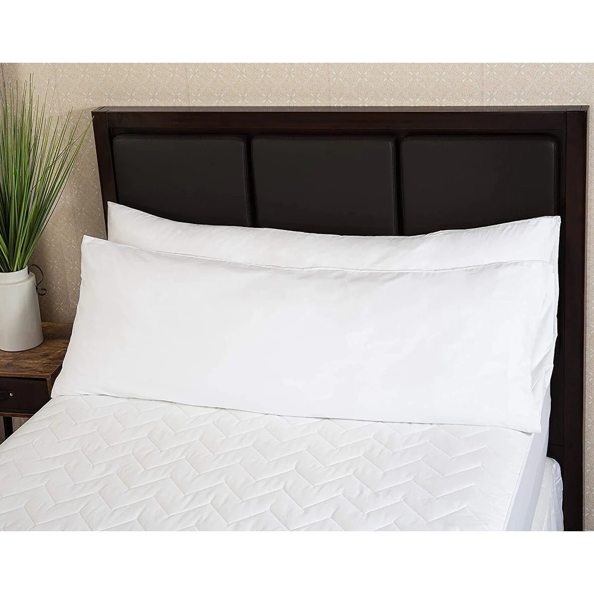Micropuff White Pillow Cases, Soft Brushed Microfiber
