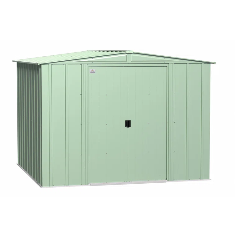 8 ft. W x 8 ft. D Steel Vertical Storage Shed