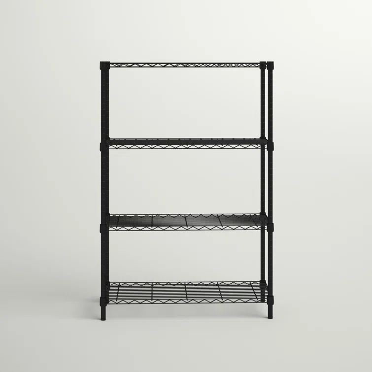 Moraga 4-Tier Shelving Unit (54" H x 36" W x 14" D)