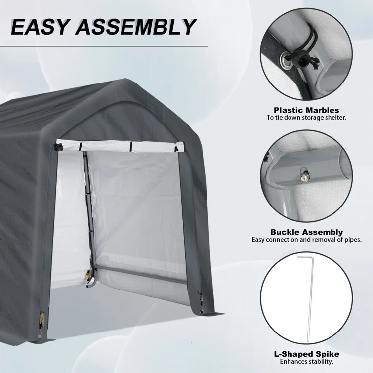Polypropylene Portable Storage Shed