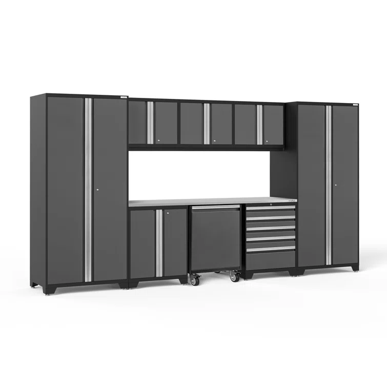 Pro Series 8 Piece Garage Storage Cabinet Set<!-- --> <!-- -->(Set of 9)