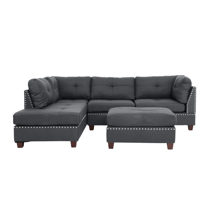 Milani 3 - Piece Upholstered Sectional
