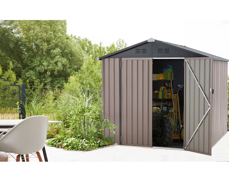 7 Ft. W X 7 Ft. D Metal Storage Shed