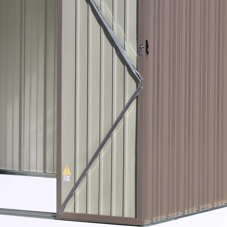 8 ft. W x 6 ft. D Tool Shed