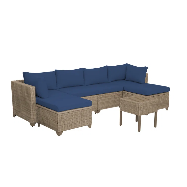 Aranka 6 - Person Outdoor Seating Group with Cushions