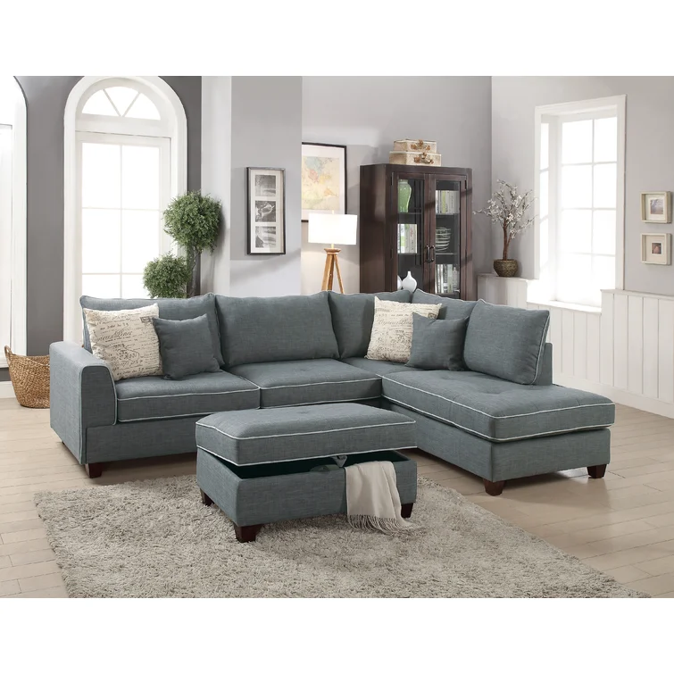 Darlington 3 - Piece Upholstered Sectional