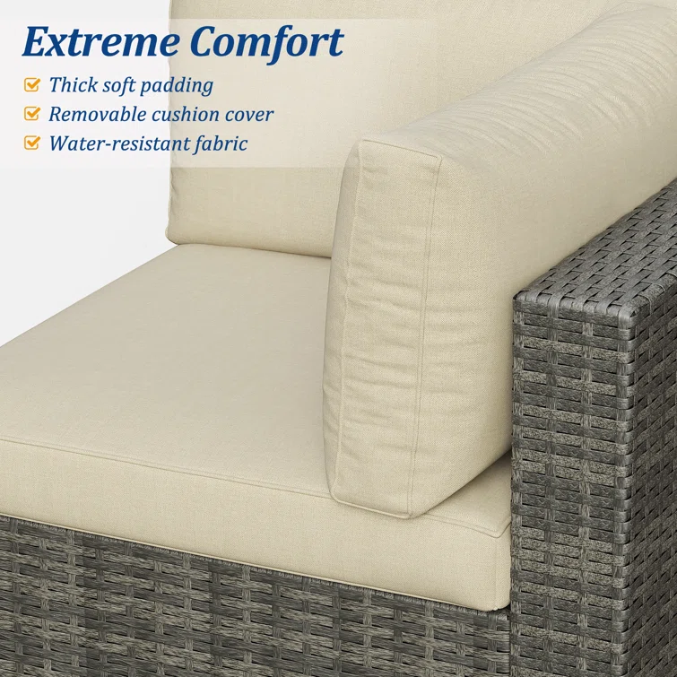 Celinez 6 - Person Outdoor Seating Group with Cushions