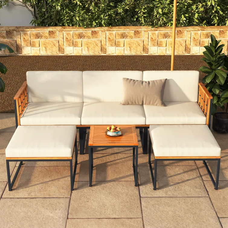Tuule 5 - Person Outdoor Seating Group with Cushions