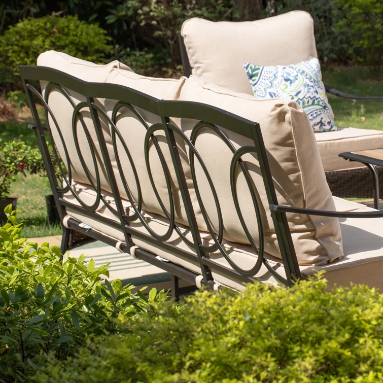 Arwand Outdoor Conversation Set with Fire Pit Table
