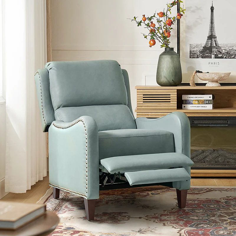 Deliat Genuine Leather Rocker Recliner
