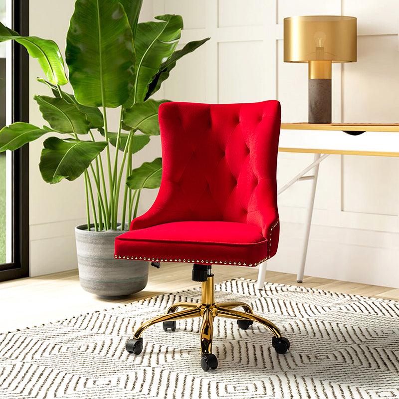 Adega Velvet Adjustable Office Chair