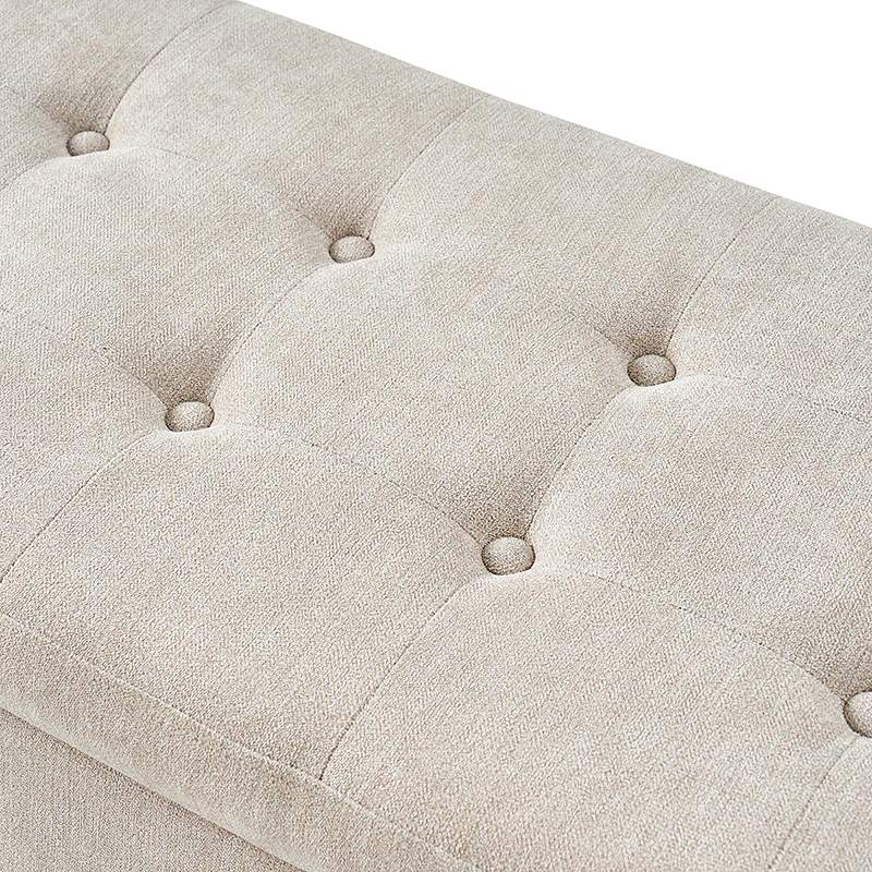 Flora Modern Upholstered Flip Top Storage Bench