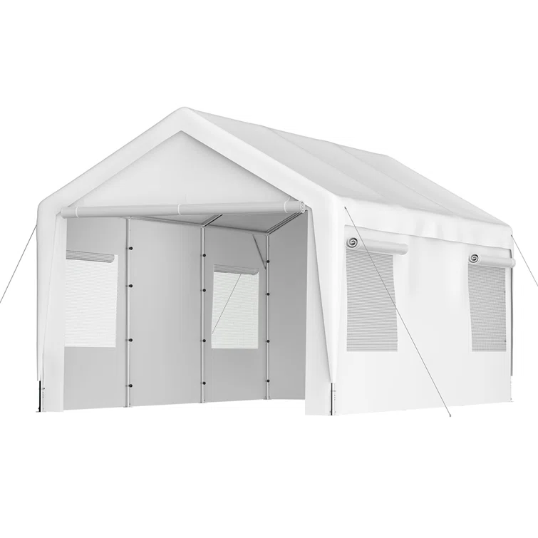 9 ft. W x 10 ft. D Metal Garage Shed