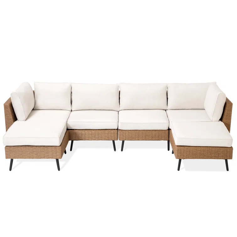 Gurshawn 6 pieces Sectional Seating Group with Cushions