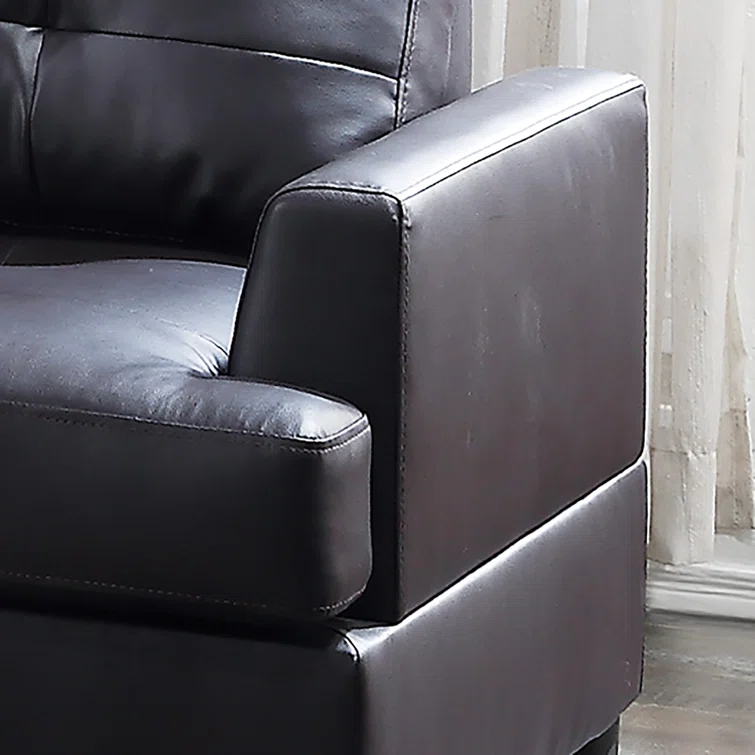Giuliana Faux Leather Sectional
