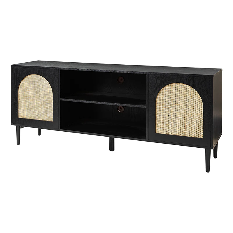 Norbert TV Stand Rattan for TVs up to 65