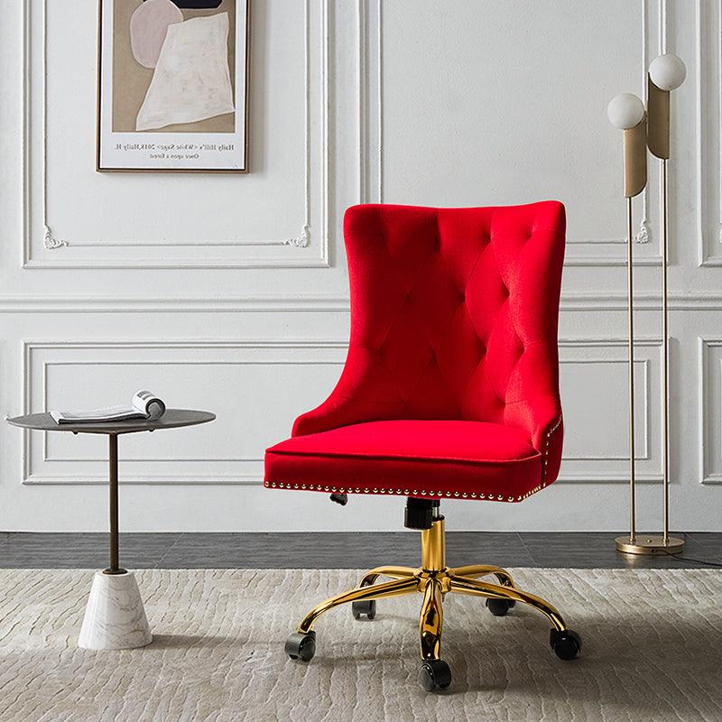 Adega Velvet Adjustable Office Chair