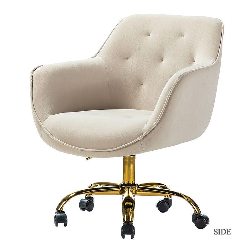 Jovida Velvet Tufted Office Chair
