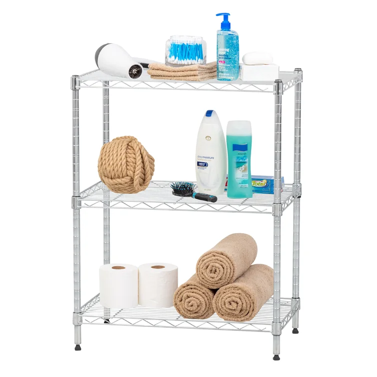 24'' W Metal Height -Adjustable Storage Rack