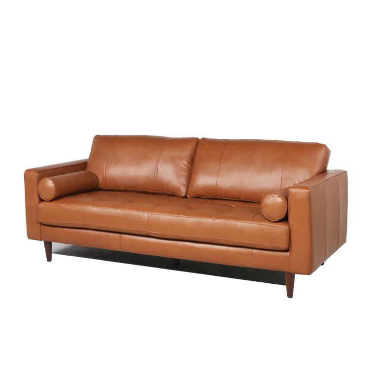 Apgar 88.5'' Leather Sofa