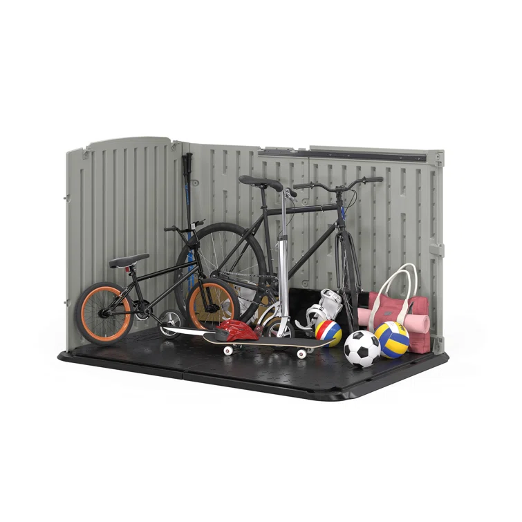 Suncast 57.5 in. W x 79.75 in. D Glidetop Horizontal Shed