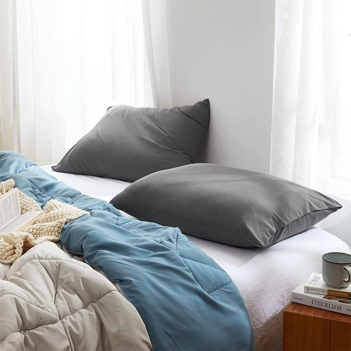 Better Than Butter - Coma Inducer? Pillowcase (2-Pack) - Steel Gray