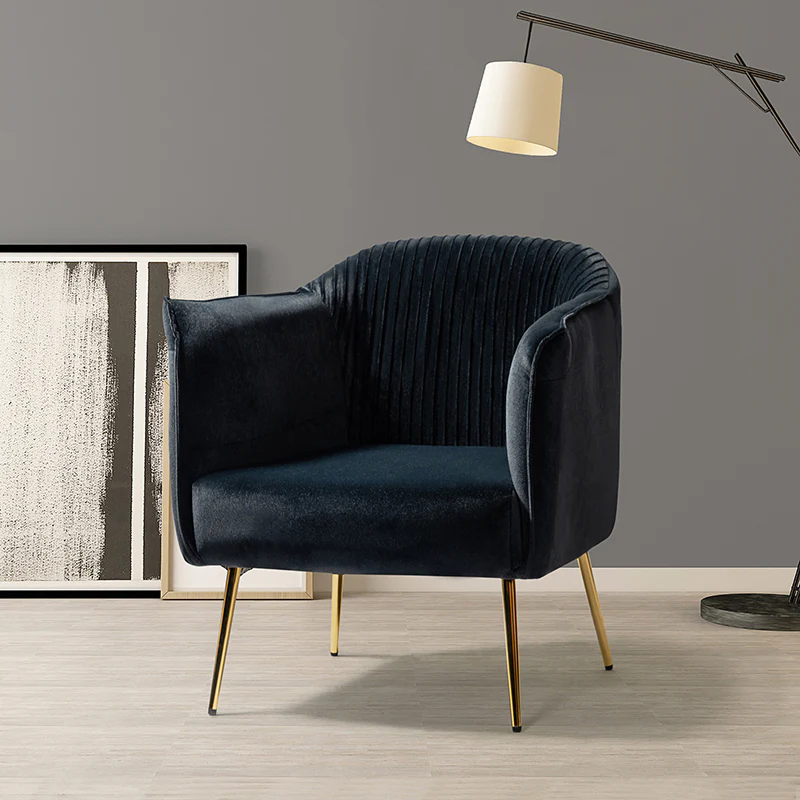 Aduna Modern Upholstered Barrel Armchair