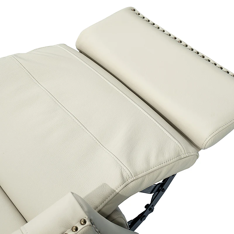Epimetheus Genuine Leather Manual Swivel Recliner