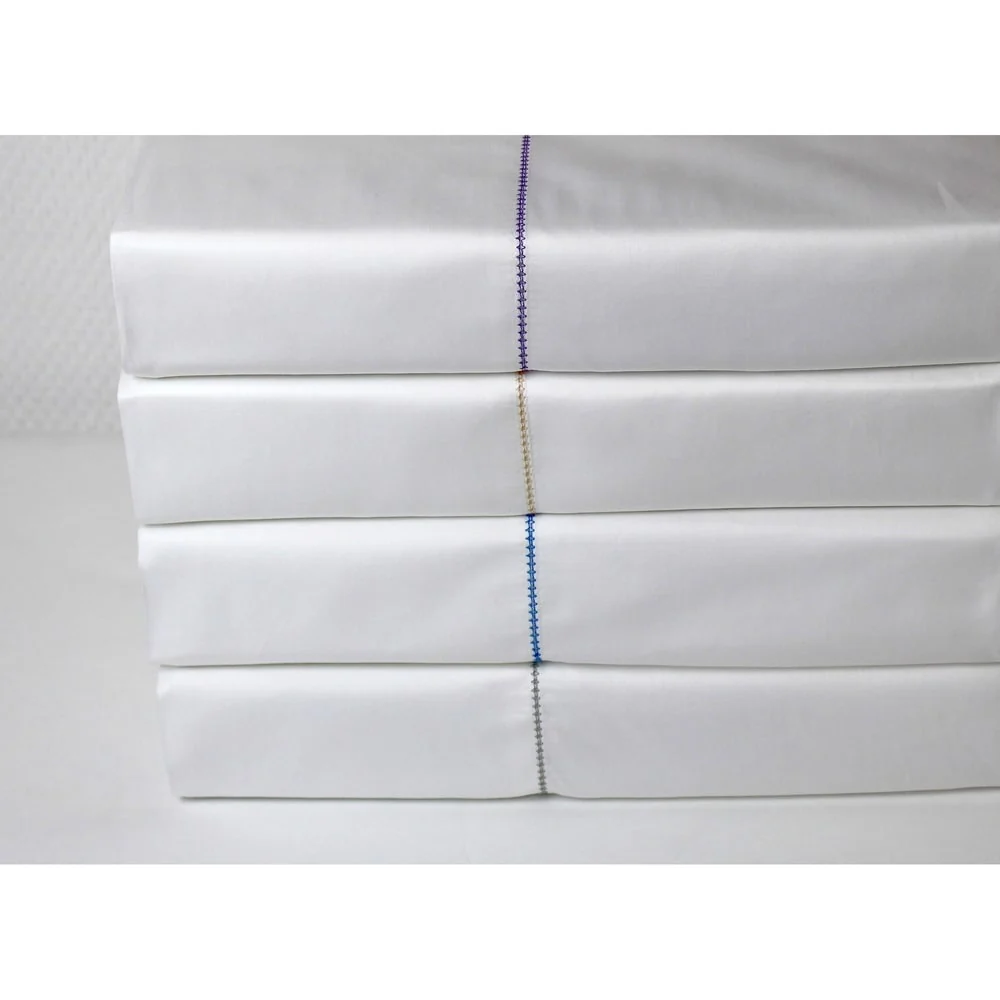 Design 407 Hemstitch 400 Thread Count Cotton Sheet Set