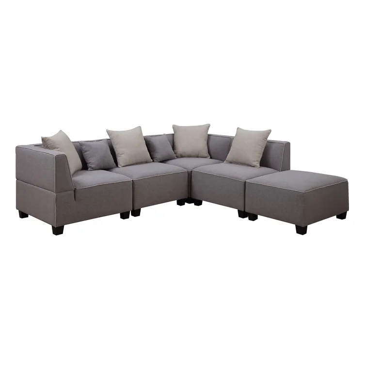 Trini 5 - Piece Upholstered Sectional