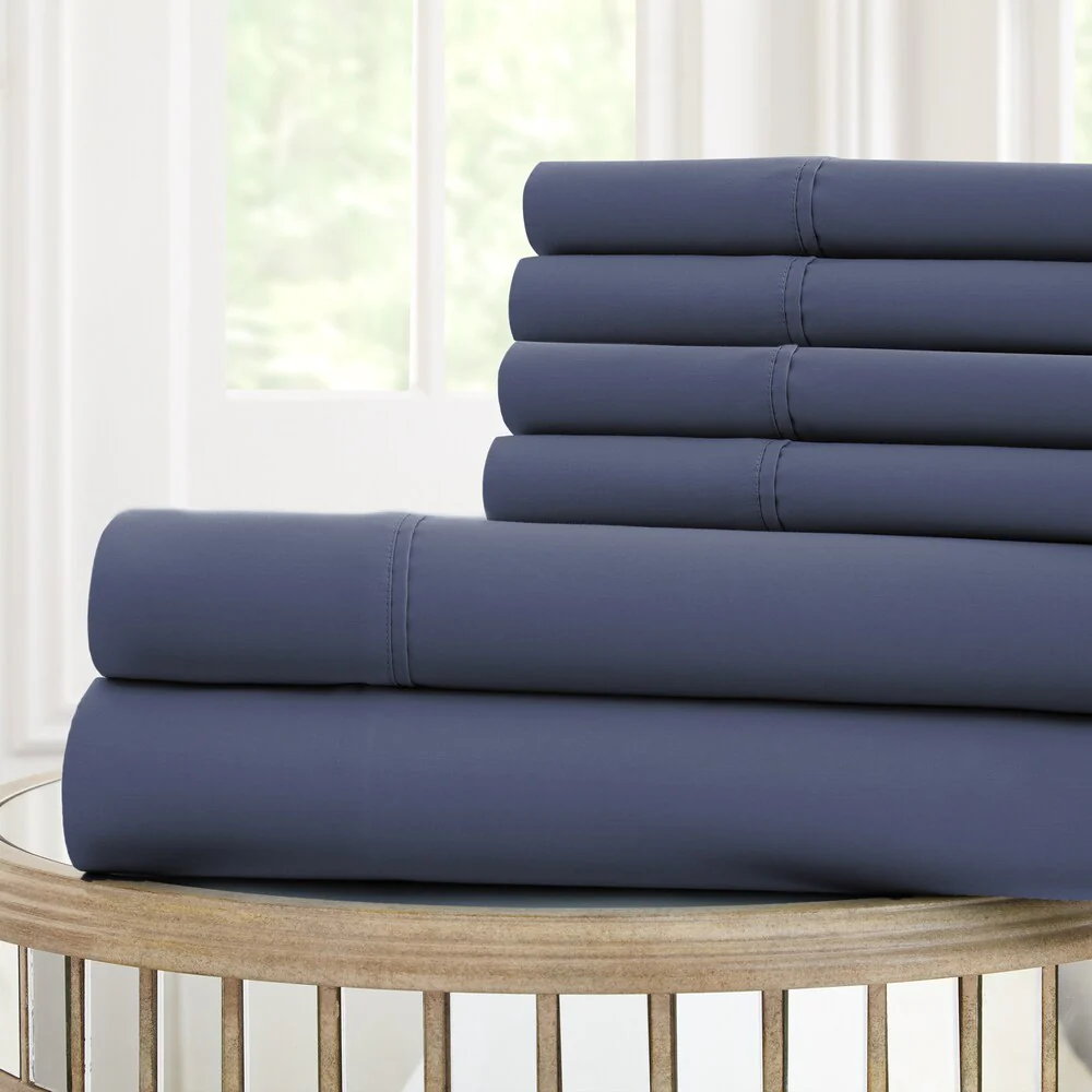 Modern Threads Nano-Tex Cool Comfort 120 GSM 6-piece Bed Sheet Set