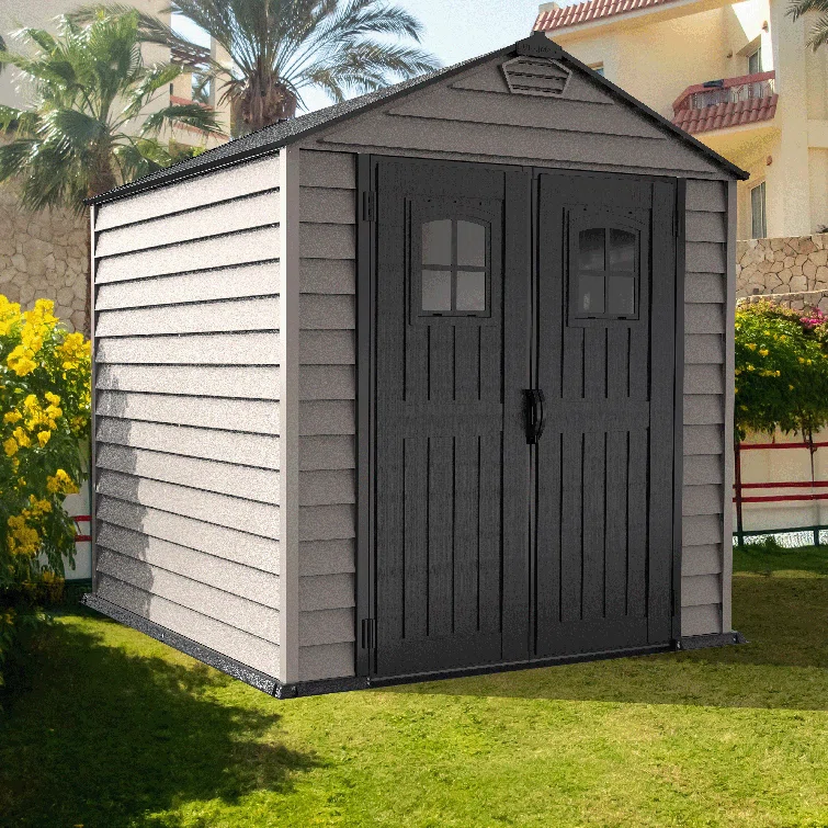 Storemax Plus 6 ft. 10 in. W x 6 ft. 9 in. D Plastic Storage Shed