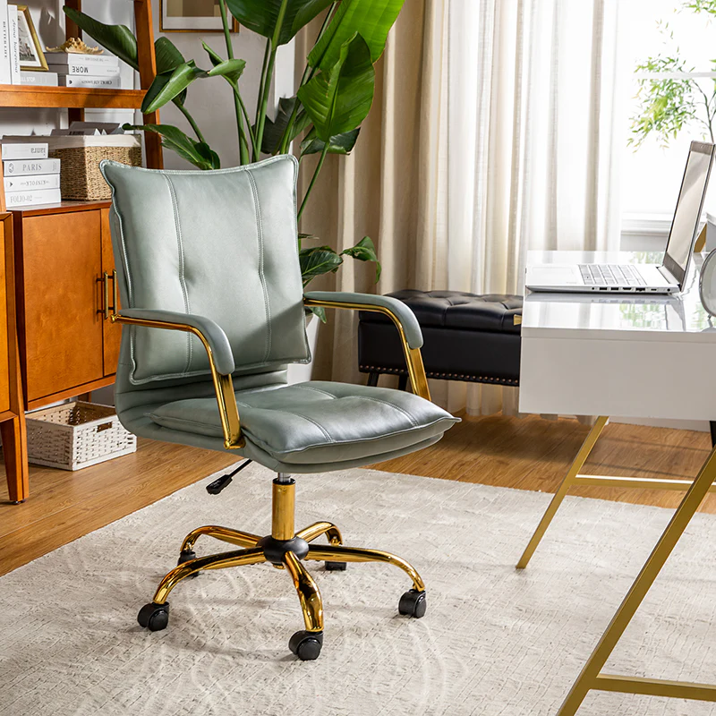 Michele Vegan Leather Task Accent Chair
