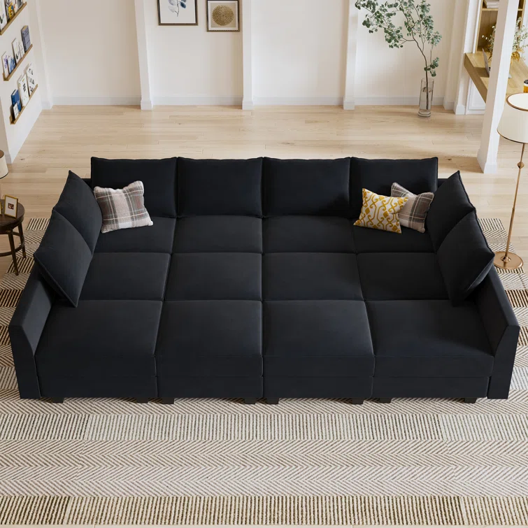 Kandle Upholstered Velvet Modular Sectional