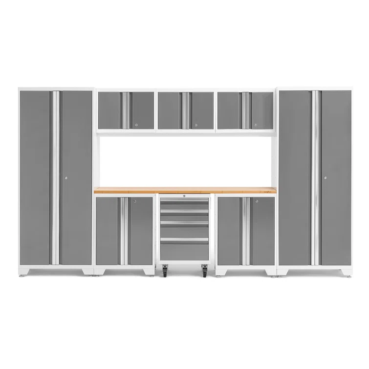 Bold Series 9 Piece 76.75'' H x 132'' W x 18'' D Garage Storage Cabinet Set