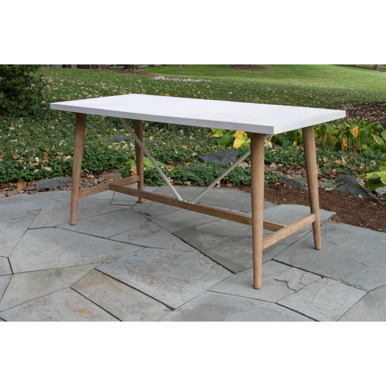 Boyd 6 - Person Rectangular Outdoor Dining Set with Cushions