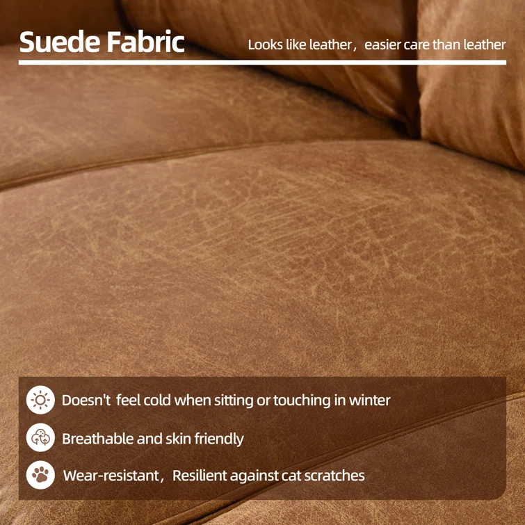 Ainsley 73'' Faux Leather Sofa