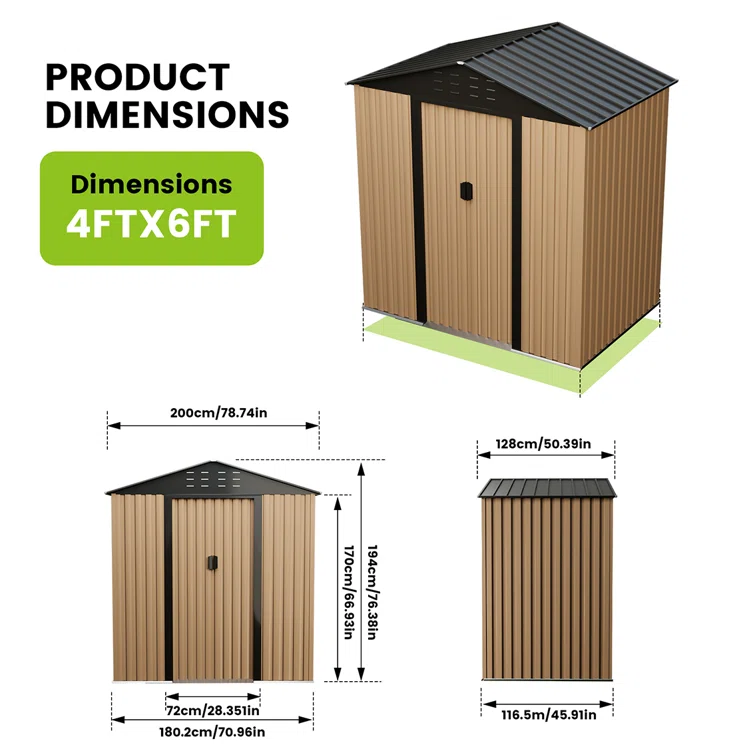 Steel Tool Shed