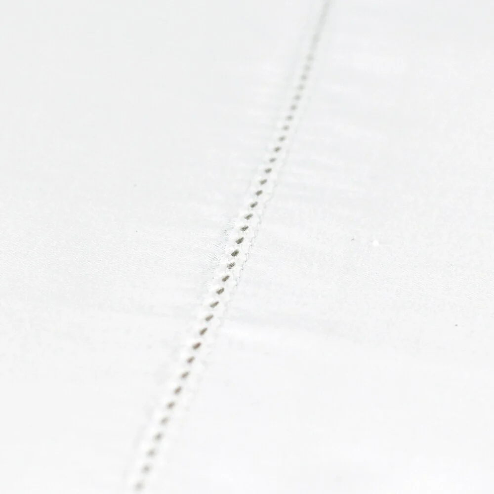 America Grown Cotton Collection 400 Thread Court Supima Cotton Hemstitch Bed Sheet Set and Pillowcase