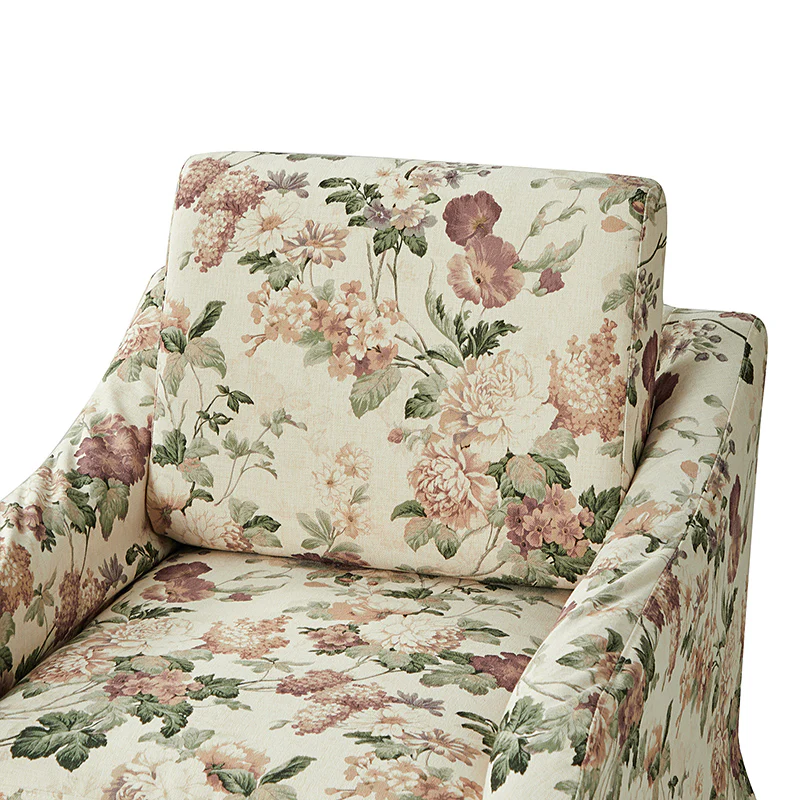 Bertram Claas 360 Degree Swivel Chair With Slipcover