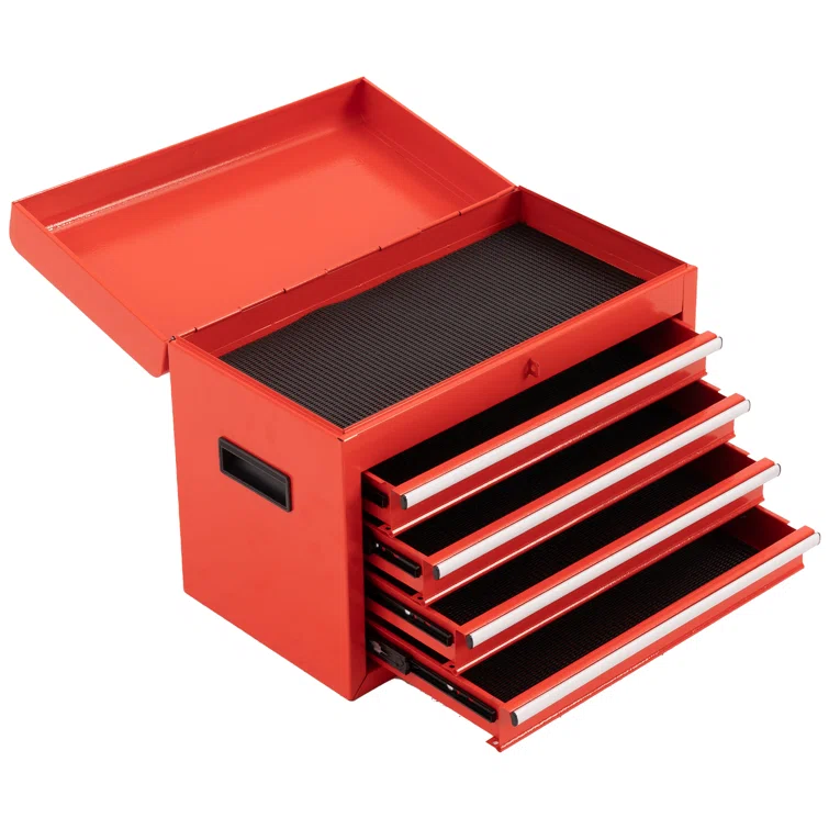 Boaman 5-Drawer Steel Tool Chest Set 2 Piece Combination Rolling Garage Storage Box
