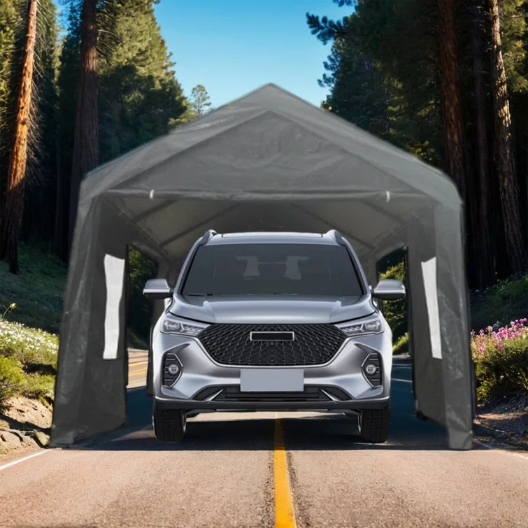 12 ft. W x 20 ft. D Polypropylene Garage Shed