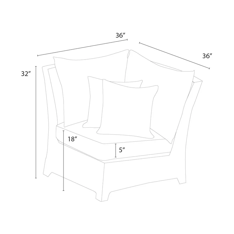 Fionnula 5 - Person Outdoor Seating Group with Cushions