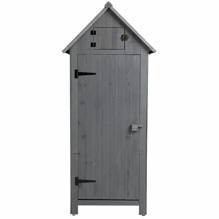 3 ft. W x 2 ft. D Wood Vertical Tool Shed