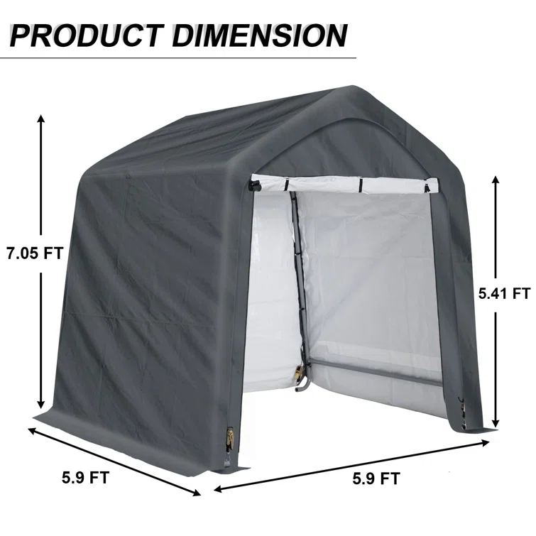 Polypropylene Portable Storage Shed