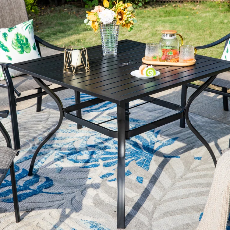 Basima 4 - Person Square Outdoor Dining Set